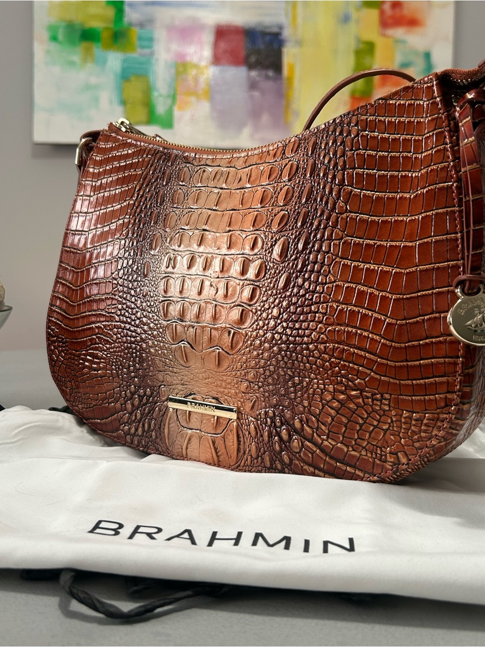 Brahmin Shayna Ombre Melbourne Shoulder Bag